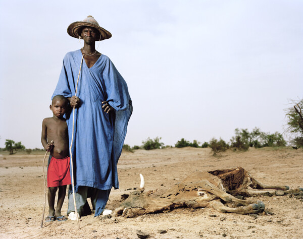 Gouro Modi and his son Dao,
Member of the Peul minority,
Cow herder,
Korientzé, Mali