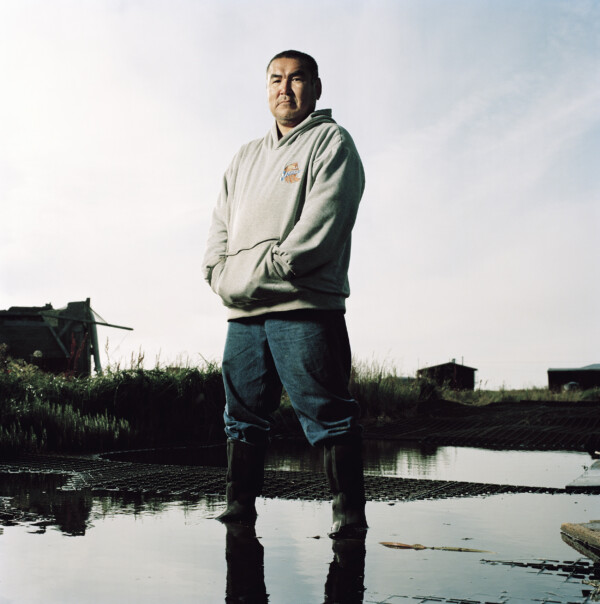Grant Kashatok,
Yup'ik Eskimo,
School Superintendant,
Newtok, Alaska, USA