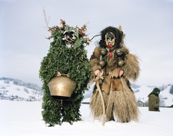 Michael Höhener and Marcel Langenauer,
New Year’s mummers, zwei Wüeschti,
Urnäsch, Appenzell Ausserrhoden