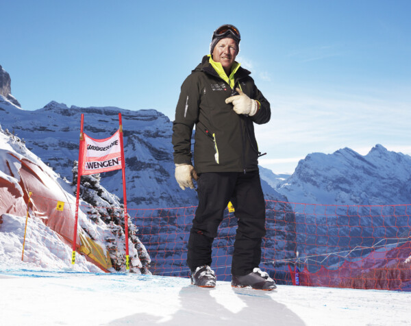 Heinz von Allmen,
Head of the piste for the Lauberhorn run,
Wengen, Bern