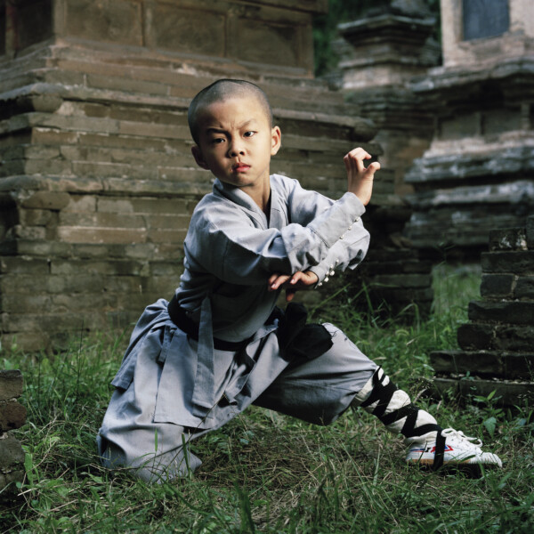 Hao Han (8),
Shaolin Kung Fu student and child actor,
Shaolin, Henan