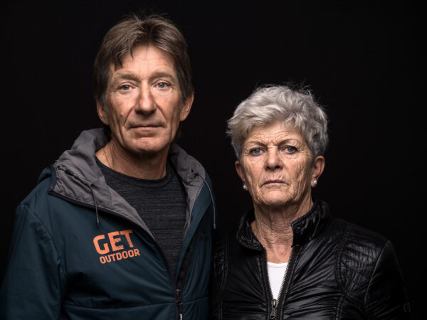 Michel and Béatrice Laurent, 
Their house got uninhabitable after a huge landslide next to their home in Schwanden, Glarus, Switzerland
