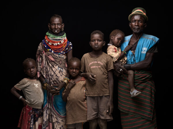 Lokolong Lokwamor and Lokwamor Tarkot  with children/grandchildren Ewesit, Arot , Apua  and Akai-  
Pastoralists/farmers.  
Lochor Edome, Turkana, Kenya